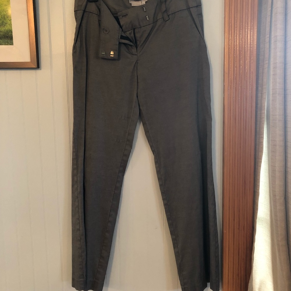 Gray slacks